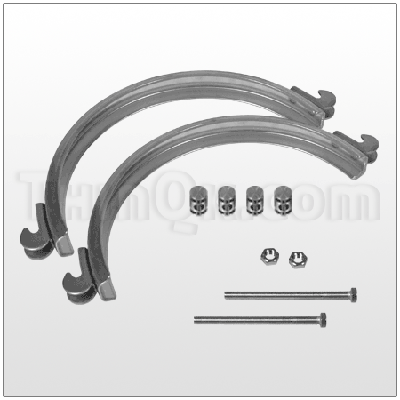Clamp set (T400408---) Carbon steel