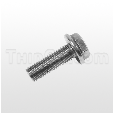 Hex head flange bolt (T112178) ST.STEEL