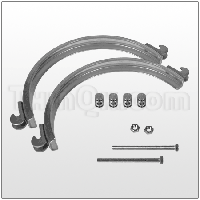 Clamp set (T500408---) Cast iron