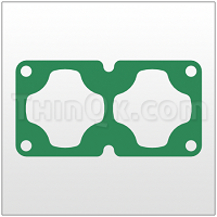 Gasket (T360.017.425) COMPRESSED FIBRE