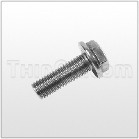Hex head flange bolt (T114193) ST.STEEL